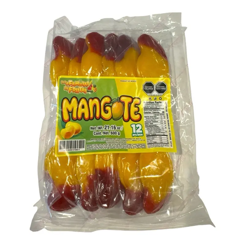 Mangote Lollipops-Large Mango Chamoy Flavor 12 ct