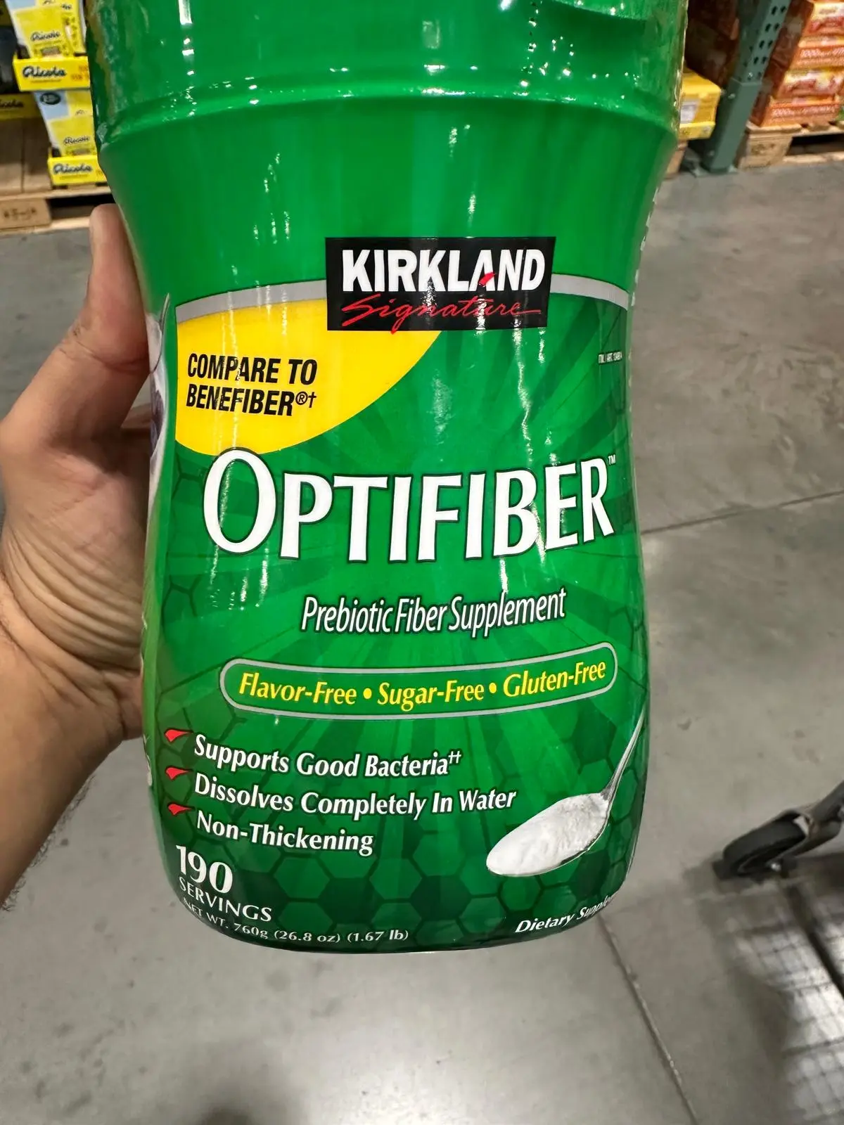Kirkland Signature OPTIFIBER, 26.8 Ounces 190 Servings - TikTok Shop