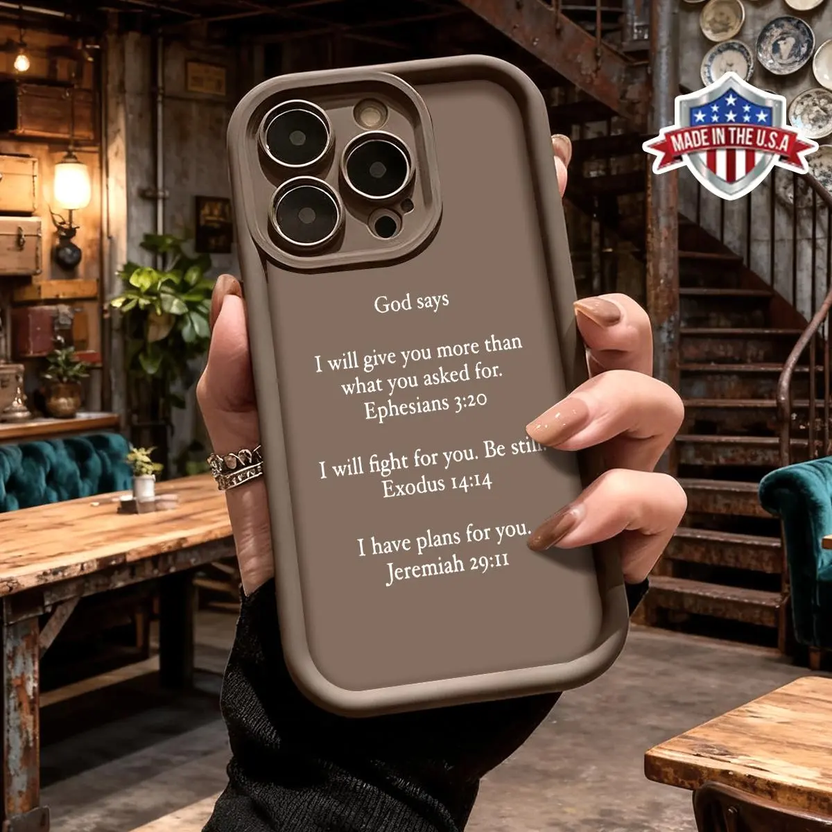 Inspirational Bible Verse Phone Case for iPhone 17 16 15 14 Pro Max 13 12 11 XR XS Plus Shockproof Anti Scratch TPU Protective Cover,junk,promax