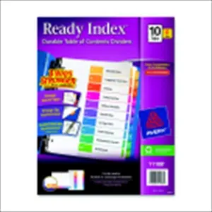Avery 1054161 Ready Index Binder Paper - 6-Pack Office Stationery