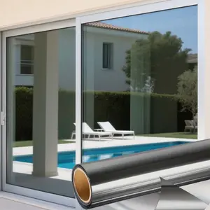 1 roll insulation-PVC window blinds, sun protection privacy protection, one-way view, removable shelter, DIY portable home insulation film, simple design, durable materials, lightweight shade, voyeur protection, privacy needs