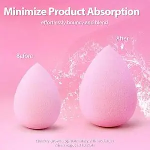 Golden Sponge - China Brand Soft Teardrop Shape Makeup Blender for Flawless Airbrushed Finish & Seamless Application Wet Dry Use Velvety Texture for Smooth Coverage