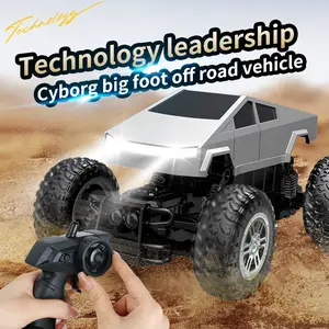 Cyber RC Big Foot Truck 1:16 | Alloy Off-Road, 2.4GHz, 45° Climbing, 40-Min Battery | Perfect Easter & Birthday Gift for Boys