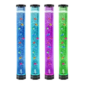 VEVOR Bubble Tube Lamp 16 Color 3.3 ft Sensory Aquarium Lamp for Relief Calming