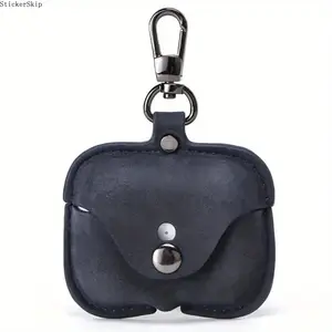 2026 Solid Color Leather AirPods Case – Premium Protective Cover for AirPods Pro & Pro2/3, Precision Fit Wireless Earbuds Case, Durable Stylish PU Leather Earphone Accessory for Daily Use & Travel