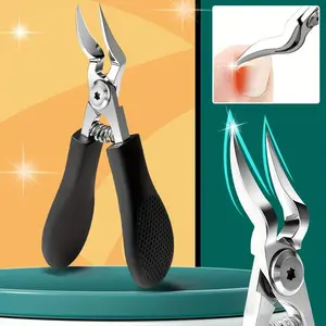 Thickened Nail Clippers for Adults and Seniors, Stainless Steel Sharp Arc Blade, Hard Thick Nails Manicure Care Tool, Unisex