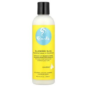 Curls Reparative Leave In Conditioner, Blueberry Bliss, 8 fl oz (236 ml)