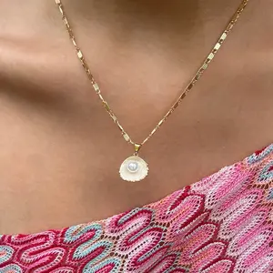 EVRY JEWELS Gold or Silver Plated Stainless Steel Women's Hypoallergenic Meribella Necklace