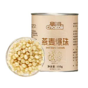 Chakali Oatmeal Popping Pearls Instant Canned Dessert 850g | Sweet and Chewy Bubble Topping for Milk Tea