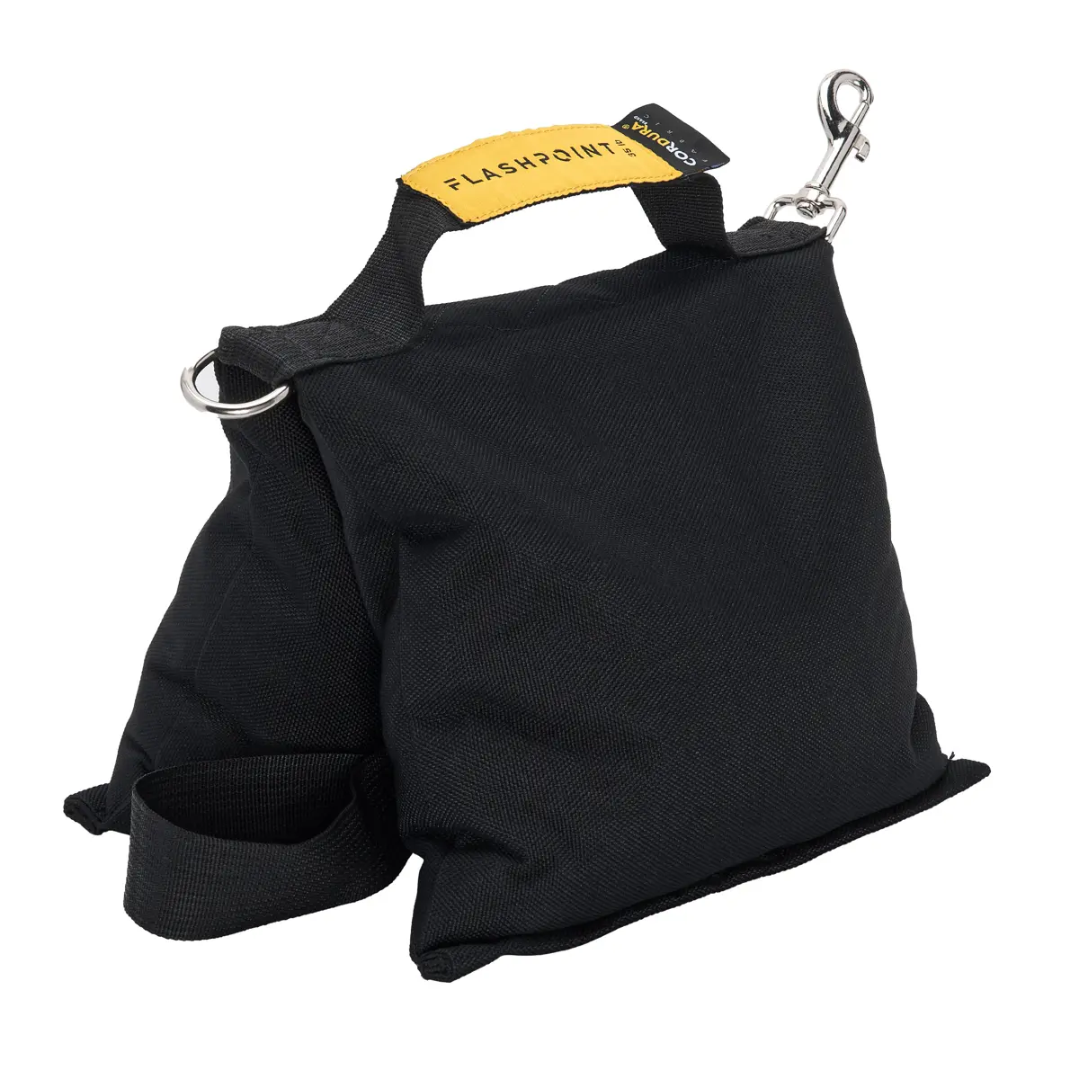 Flashpoint 35 lbs Water-Resistant Cordura Nylon Saddle Shot Bag, Black