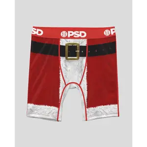 PSD Youth Boy's St. Nick Boxer Brief - Soft, Breathable and Comfortable Stretch Underwear