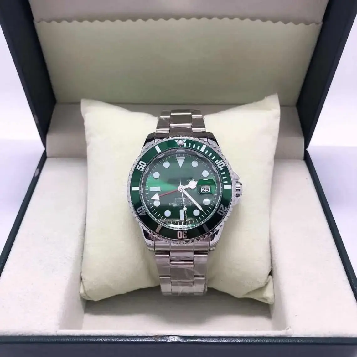 Watch For Men Custom Logo Automatic Mechanical Luxury Watch Stainless Steel Strap Waterproof Watches