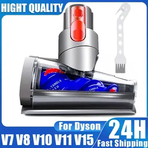 Mini Motorized Brush Head for Dyson V7 V8 V10 V11 V15 Vacuum Cleaner, Pet Hair Cleaning Tool, for Carpeted Stairs,Couch Cushions