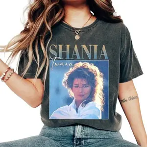 Shania Twain Concert Shirt Retro T-shirt for Country Music Fans - Gift for Men and Women Tshirt