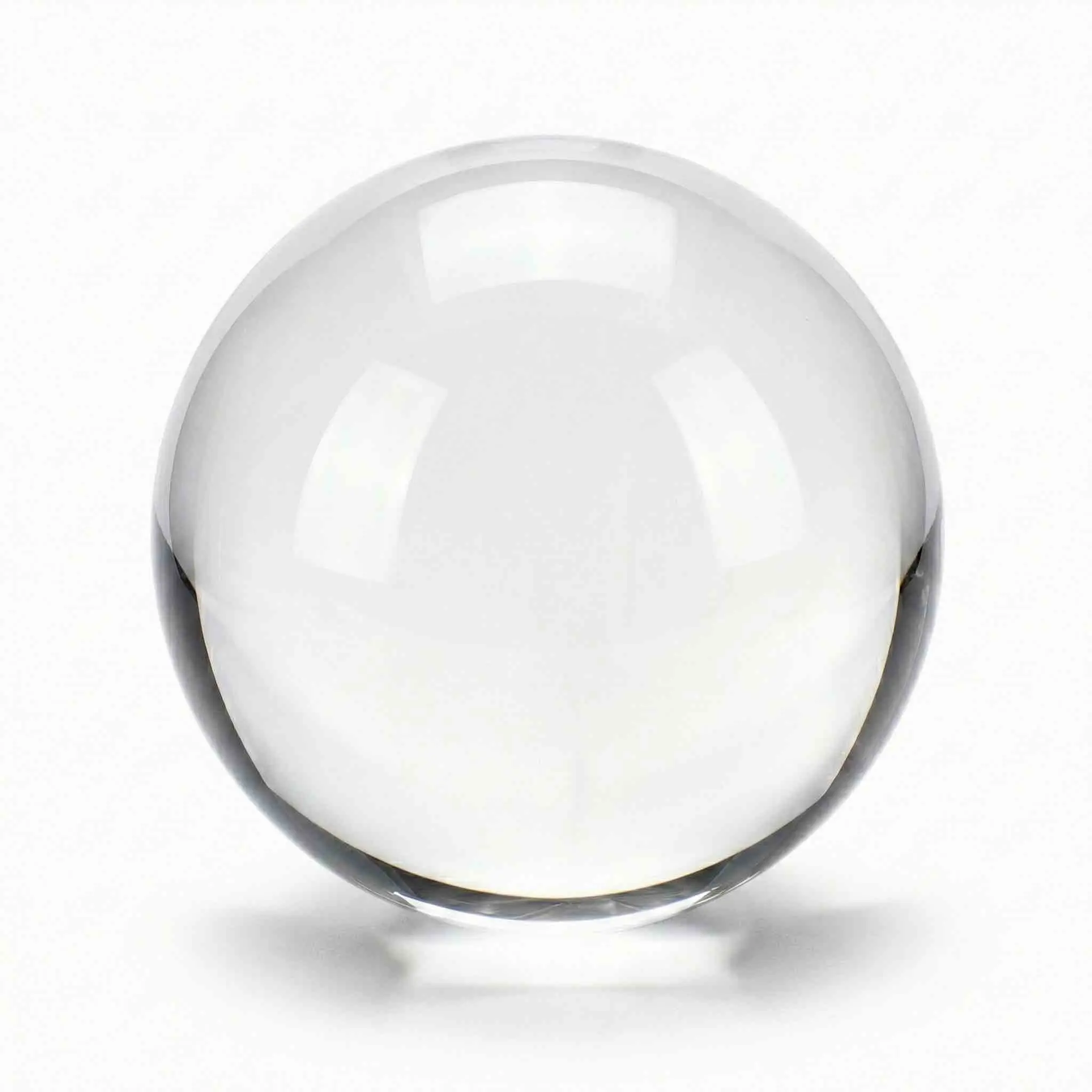 80mm Clear Crystal Ball — Divination, Meditation &amp; Spiritual Clarity