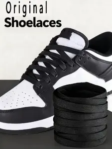 Wide Laces Dual Layer Shoe Laces for Men Women Sports Shoes, Durable Secure Lace Up Replacement Shoelaces for All Sport Footwear