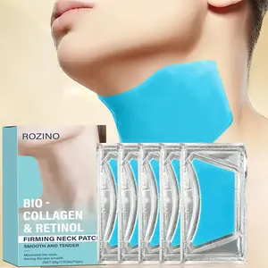 【Ten pack at a better price】ROZINO BIO-Collagen & Retinol Firming Neck Patch for Firming & Youthful Appearance Collagen Boost & Retinol Infusion Easy Application