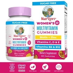 MaryRuth's Women's 40+ Multivitamin Gummies – Essential Nutrients – Overall Wellness - With Chaste Tree Berry - Sugar Free - 30 Servings