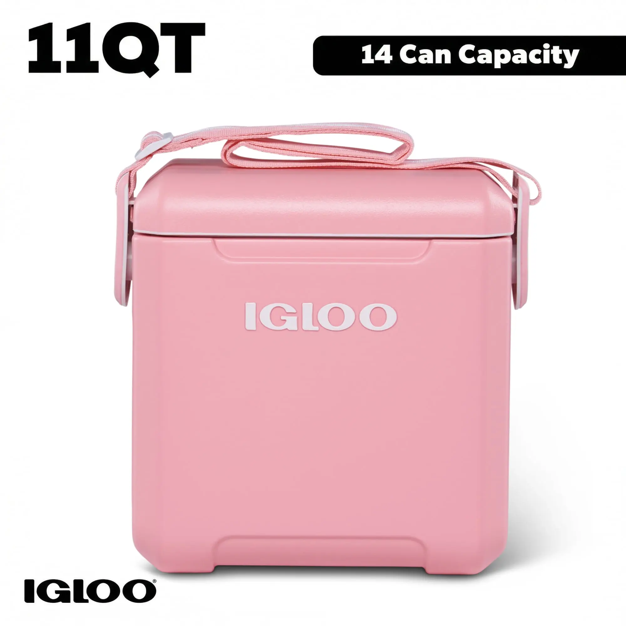 Igloo 11 QT Tag-A-Long Hard Sided Cooler, Pink