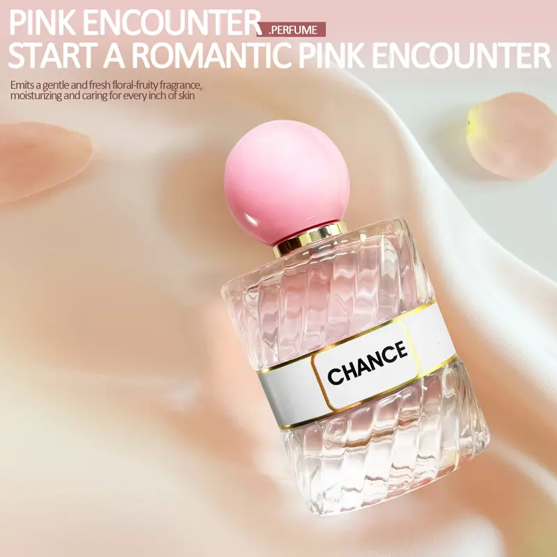 MOOD AMOR Pink Encounter Perfume for Women, 50ml, Sweet Romantic Floral Fruity Perfume for a Charming Aura, Gift Idea