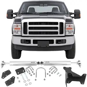 TikTokShopBlackFridayVEVOR Dual Steering Stabilizer, for 2005-2024 Ford F-250/F-350 Super Duty 4WD, Dual Steering Stabilizer Kit Fits with 2 Inches of Suspension Lift or Higher, Enhanced Control and Reduced Vibration