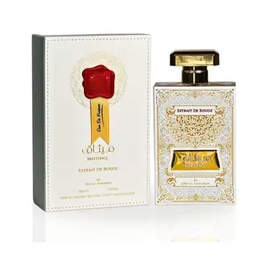 Ard Al Zaafaran Meethaq Extrait De Rouge Unisex EDP Spray - 100 ML Single Item, Elegant Fragrance, Gourmand Aromatic Floral Scent with Honeysuckle, Vanilla Notes
