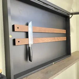 Kitchen Knives Display Box | Matte Black | Custom Sizes Available Kitchen Knives Knives Storage