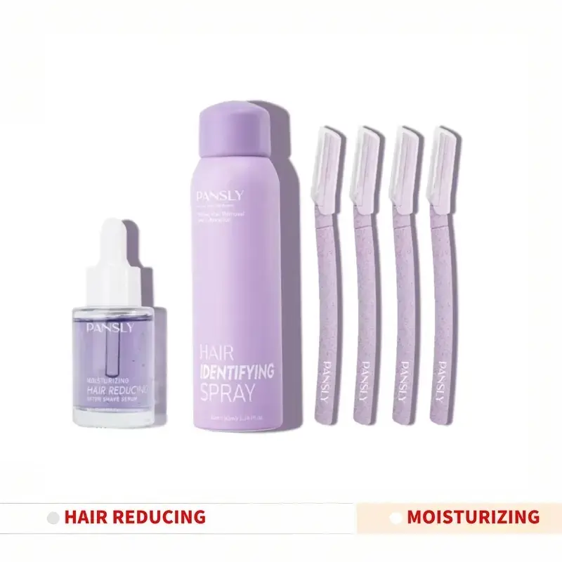 Hair Recognition Spray & Hair Control Serum Set — Gentle Formula, Compatible with Razors, Suitable for Sensitive Skin. Leaves Skin Smooth and Radiant, Soothes Breakouts, Inhibits Hair Growth, and Ensures Comprehensive Hair Removal — Summervibes