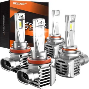 2017 Chevrolet Trax 9005/HB3 H11/H9/H8 200W 6500K White IP68 LED Headlight Bulbs 2Pairs SEALIGHT S7