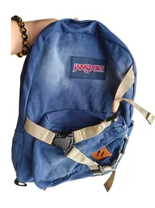 Jansport Navy Blue Washed Backpack for Students & Travel Spider-Man Denim-Style Fashion Backpack — Memorial Day bag 130