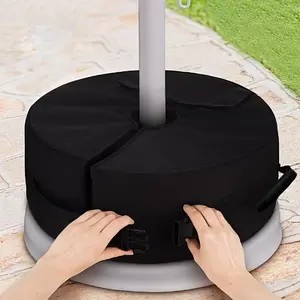 Outdoor Umbrella Windproof Weighted Sand Bag, Thickened Oxford Fabric, Round Anti-Wind Bag, Garden Umbrella Stabilizer, Portable Stability Design