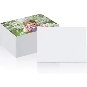 100 Sheets 4x6 Picture Paper for Printer, 200 GSM Glossy Inkjet Printers Photo Paper for 4x6 inch