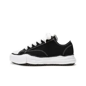 Maison MIHARA YASUHIRO Og Sole Peterson Low Canvas Black Men Women Sneakers Running Shoes