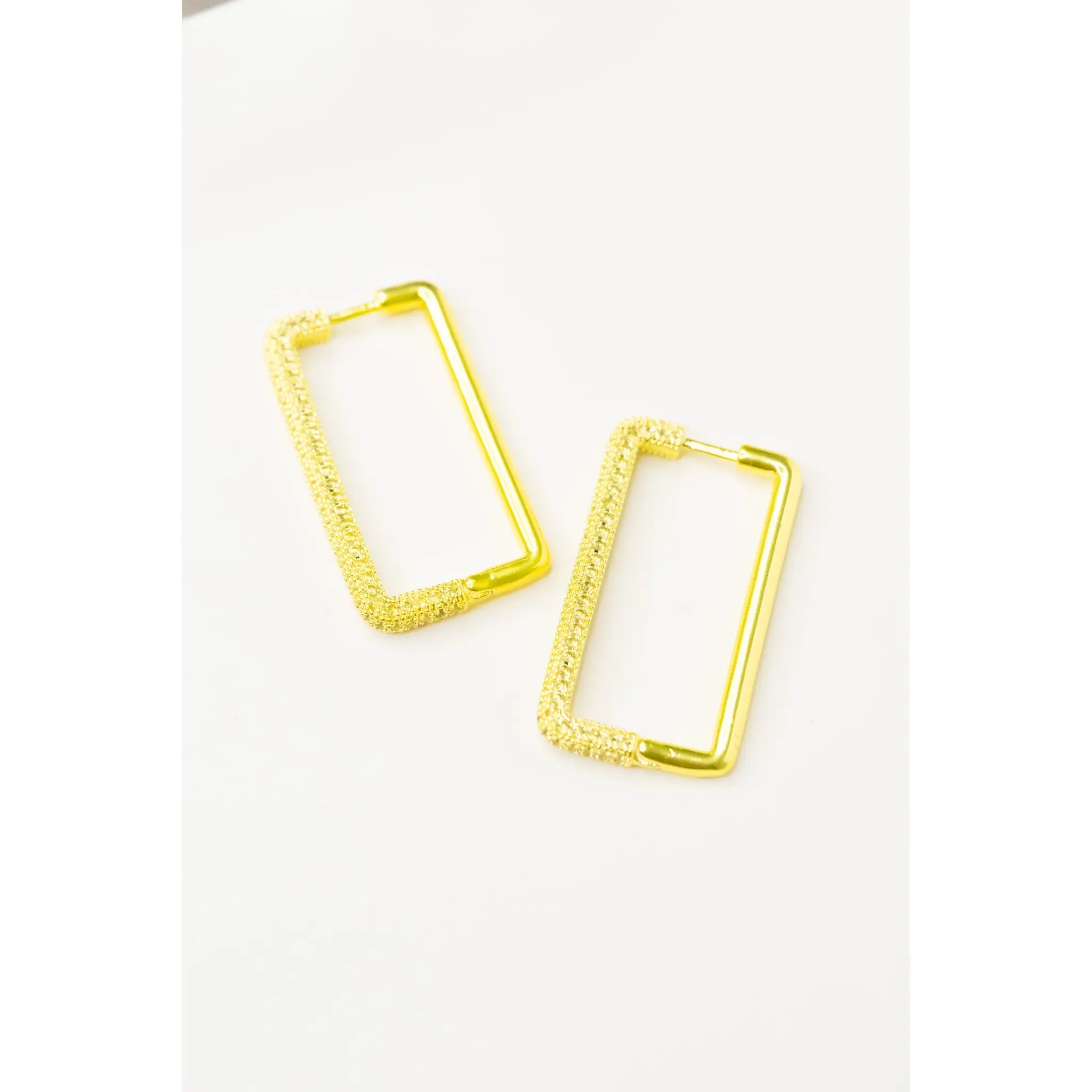 Hope Earrings - Metallic Lime Punch