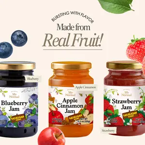 My Normal Low Calorie Apple Cinnamon Jam – Apple 50% Fruit Jelly with Allulose, Zero Sugar Jam - Only 6 Ingredients, No Artificial Additives (320g, 11.28 oz)