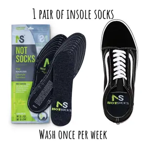 NotSocks™ 1-Pack — Try the Washable Insole Sock