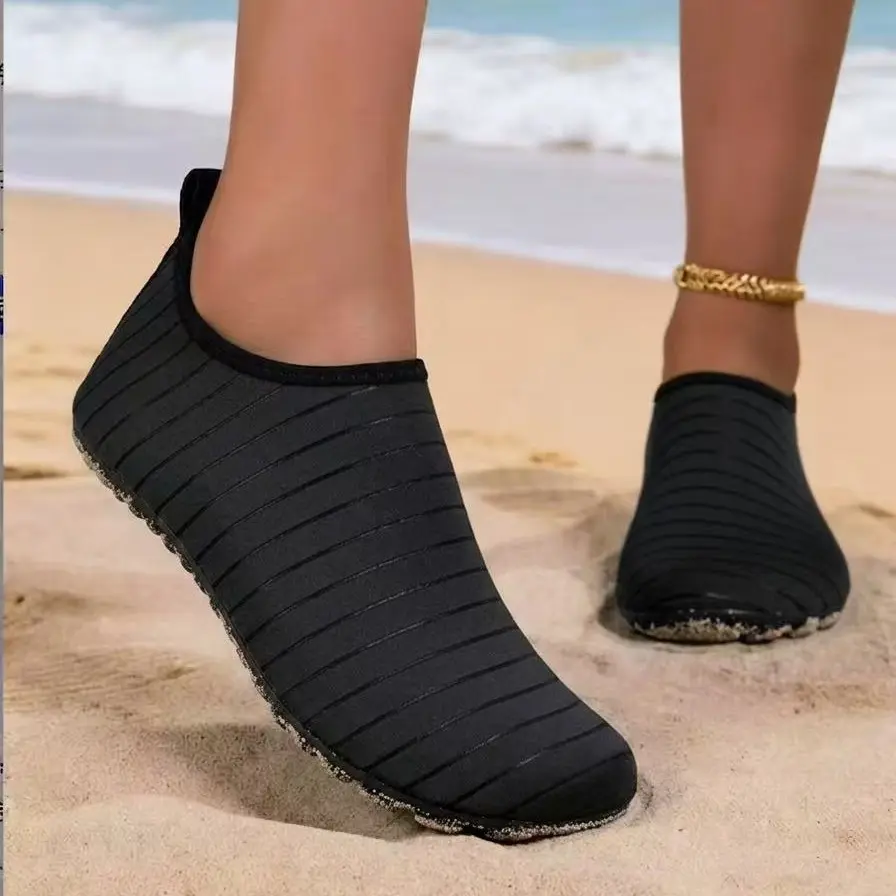 Women's Quick-Drying Water Shoes - Slip-On Barefoot Aqua Socks, Flexible Lightweight Fabric Swim Shoes for Beach, Kayak, Yoga,back to school,back to school shopping,travel essentials,camping essentials, Quick Drying Watershoes
