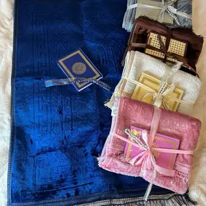 Prayer mats +quran+matching prayer beads high quality made in Jordan
