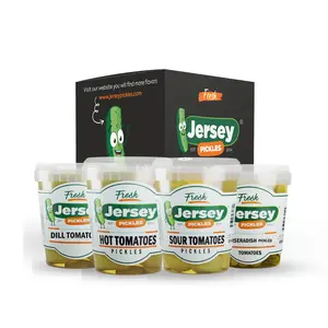 Jersey Pickles - Tomato Lovers Pack - Instant Food - Delicious - Natural Flavors