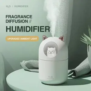 Fragrance Diffuser & Micro Humidifier with Upgraded Ambient Light Prevents Dry Burning Ideal for Home Toilet Use and Desk Humidification