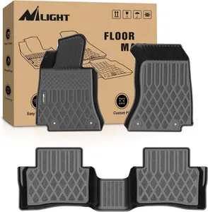 Nilight TPE Floor Mats for Mercedes Benz C-Class Sedan C300 C350e C400 C43 AMG C450  C63 AMG C63 AMG S 2015 2016 2017 2018 2019 2020 2021 All Weather Custom Fit Heavy Duty Floor Liners Lifetime Service Protection Waterproof