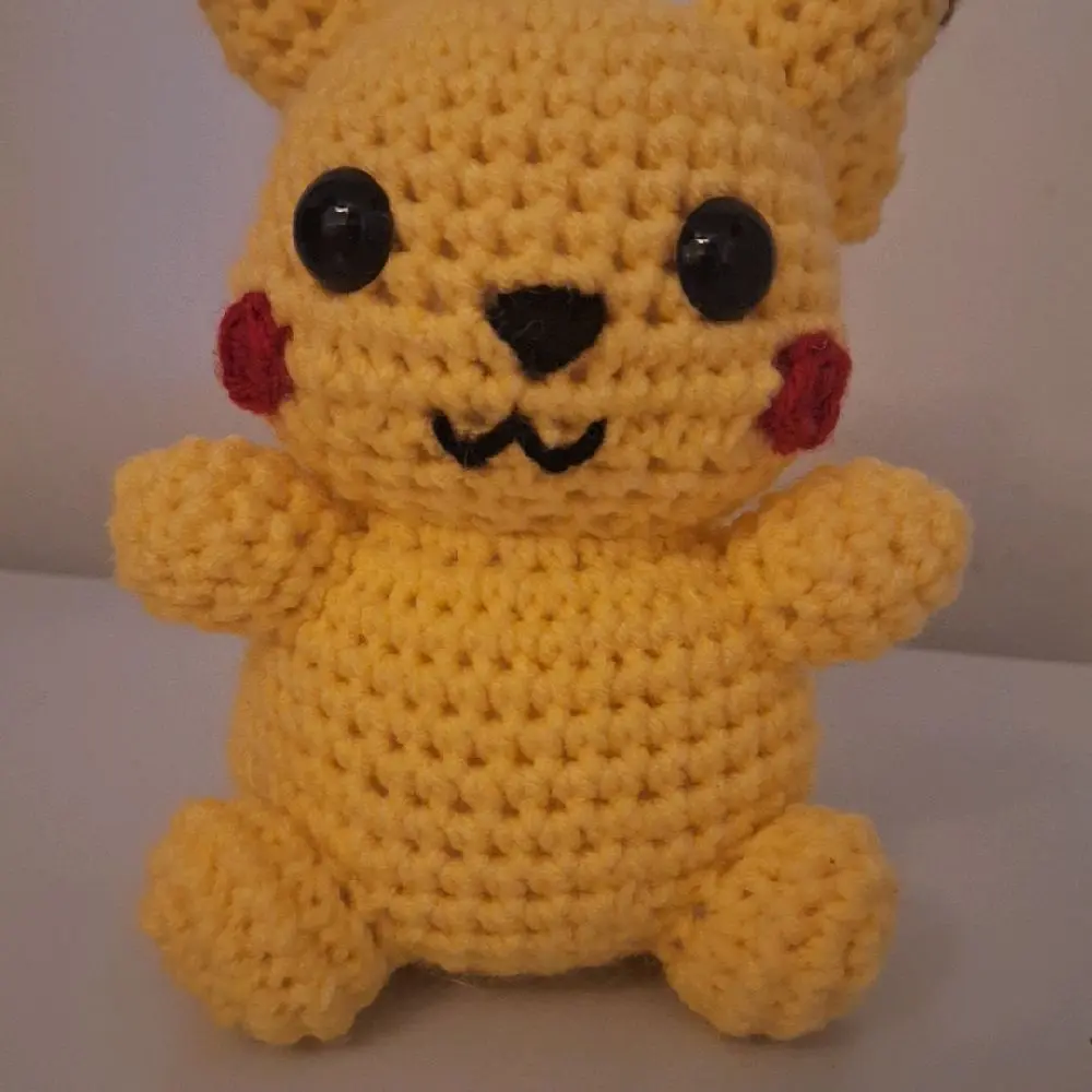 Crocheted pokémon plushie