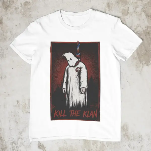 The Klan Shirt,Fascist Shirt,Funny Klan Hanging Graphic Shirt,Ku Klux Klan Men's Shirt,Forced To Fight Fascism shirt