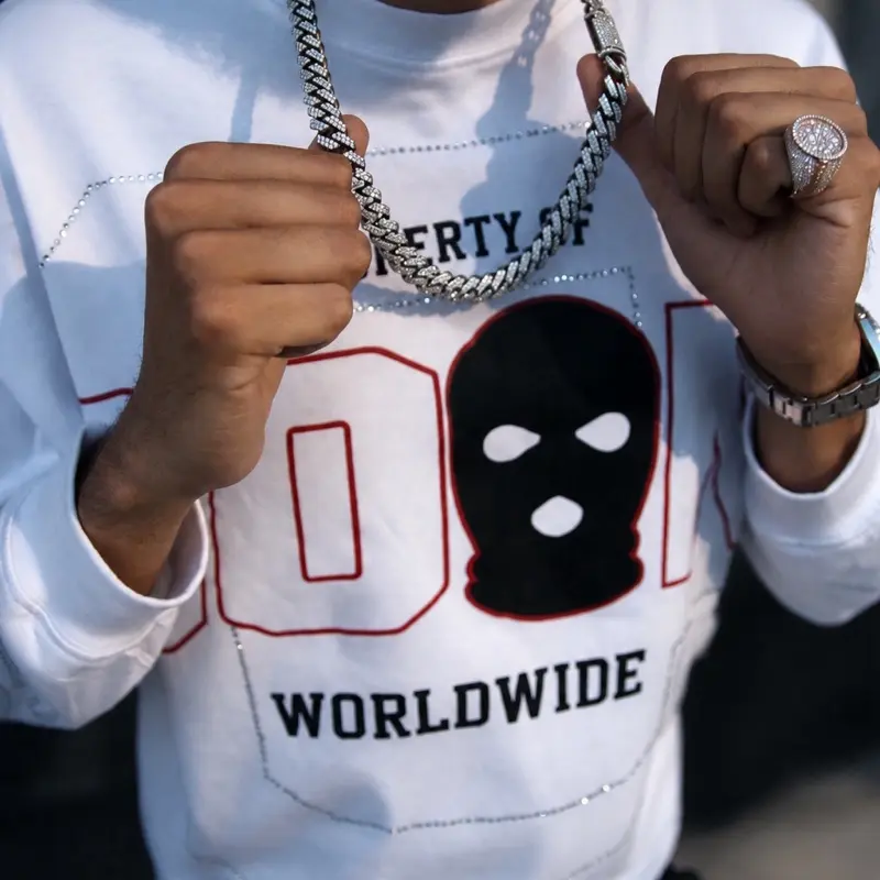 Goon Rhinestone-Embellished Long-Sleeve Tee