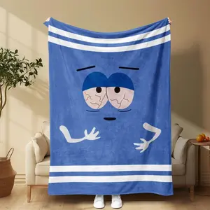 Cartoon Pattern Soft Blanket, 1/2 Counts Casual Soft Throw Blanket, Air-conditioned Room Blanket, Warm Nap Blanket for Home & Office, Lightweight Cozy Blanket