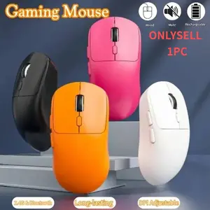 M348-Itly Wired Wireless Three-Mode Mouse, Gaming & Office Use, DPI Adjustable, Compatible with Computers Laptops, Universal Design