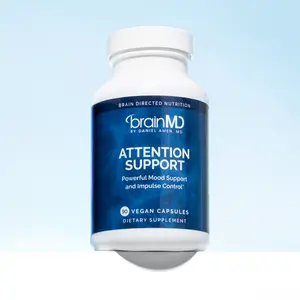 BrainMD - Attention Support - Promotes concentration and attention - 90 vegan capsules