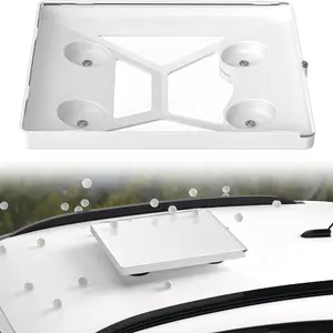 Starlink Mini Mount,Flat Starlink Mini Magnet Car Shield Mount with Protective Cover,for /Car/Rvs/Metal Surface,White