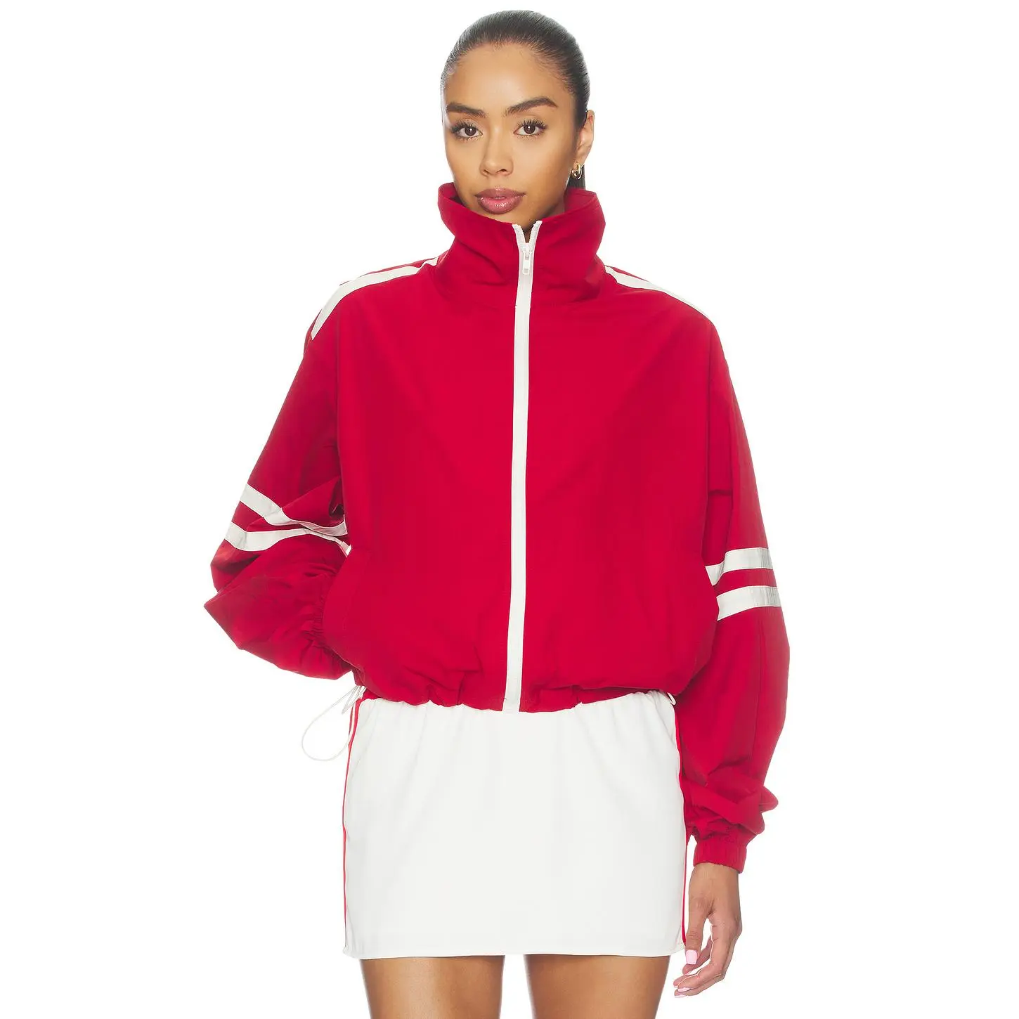 SNDYS Carter Track Jacket in Red