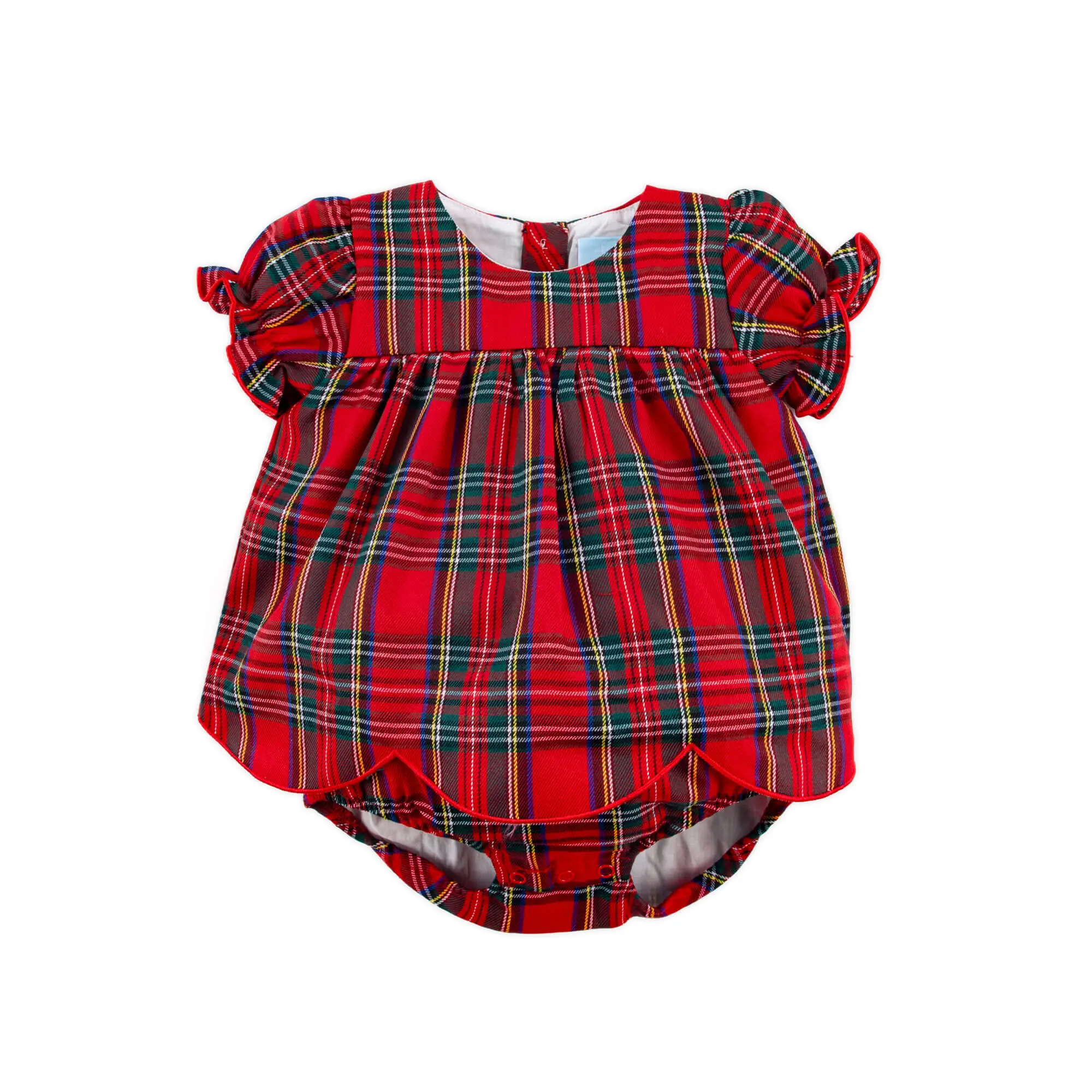 Portland Plaid Red Bailey Skirt Bubble - Sweet Holiday Outfit for Baby & Toddler Girls